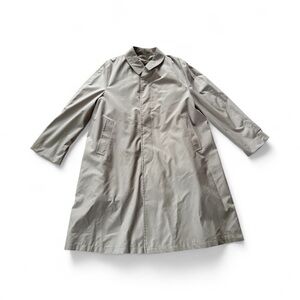 Vintage Sears The Mens Store Beige Trench Coat Lined Men Size 46 Regular